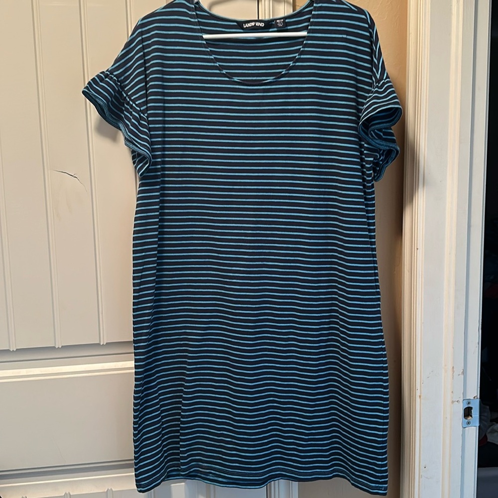 Striped t-shirt dress
